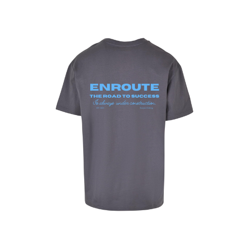Road To Success - Oversized Tee - Dark Grey