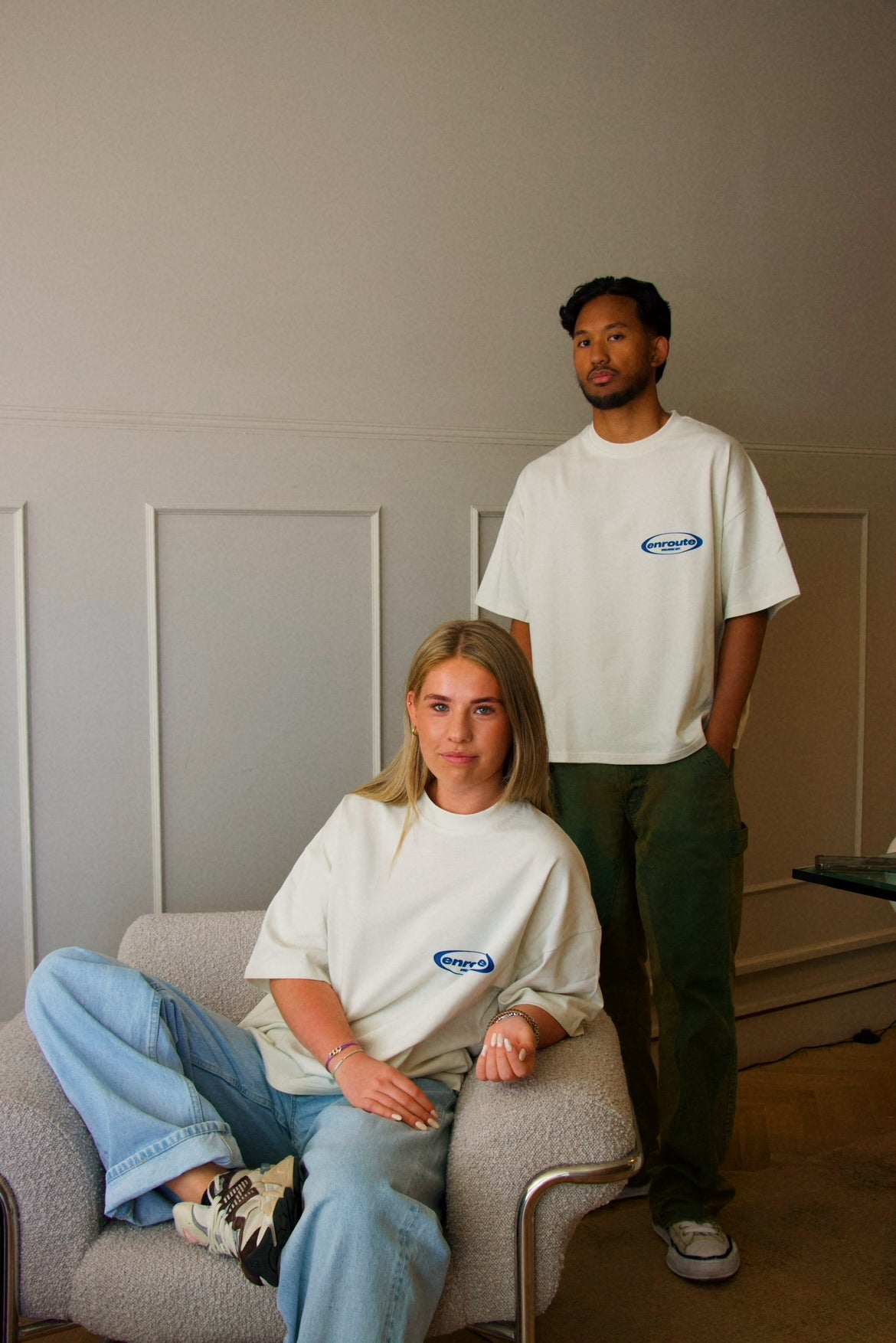 Worldwide Boxy Tee - Off-White