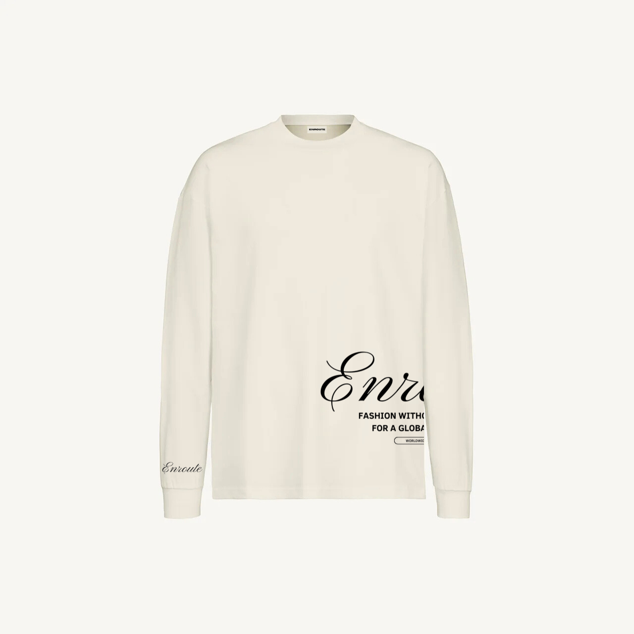 Worldwide Oversized LS Tee - Off-White