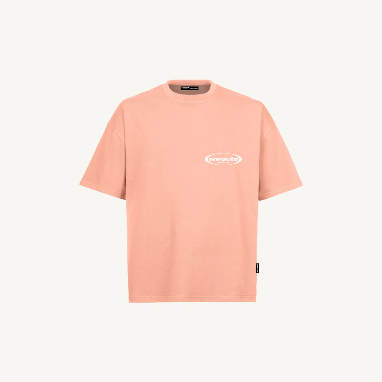 Worldwide Boxy Tee - Pink Clay