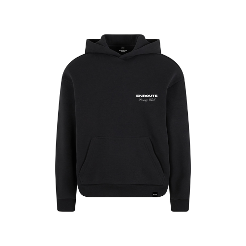 Society Club - Loose Fit Hoodie - Black