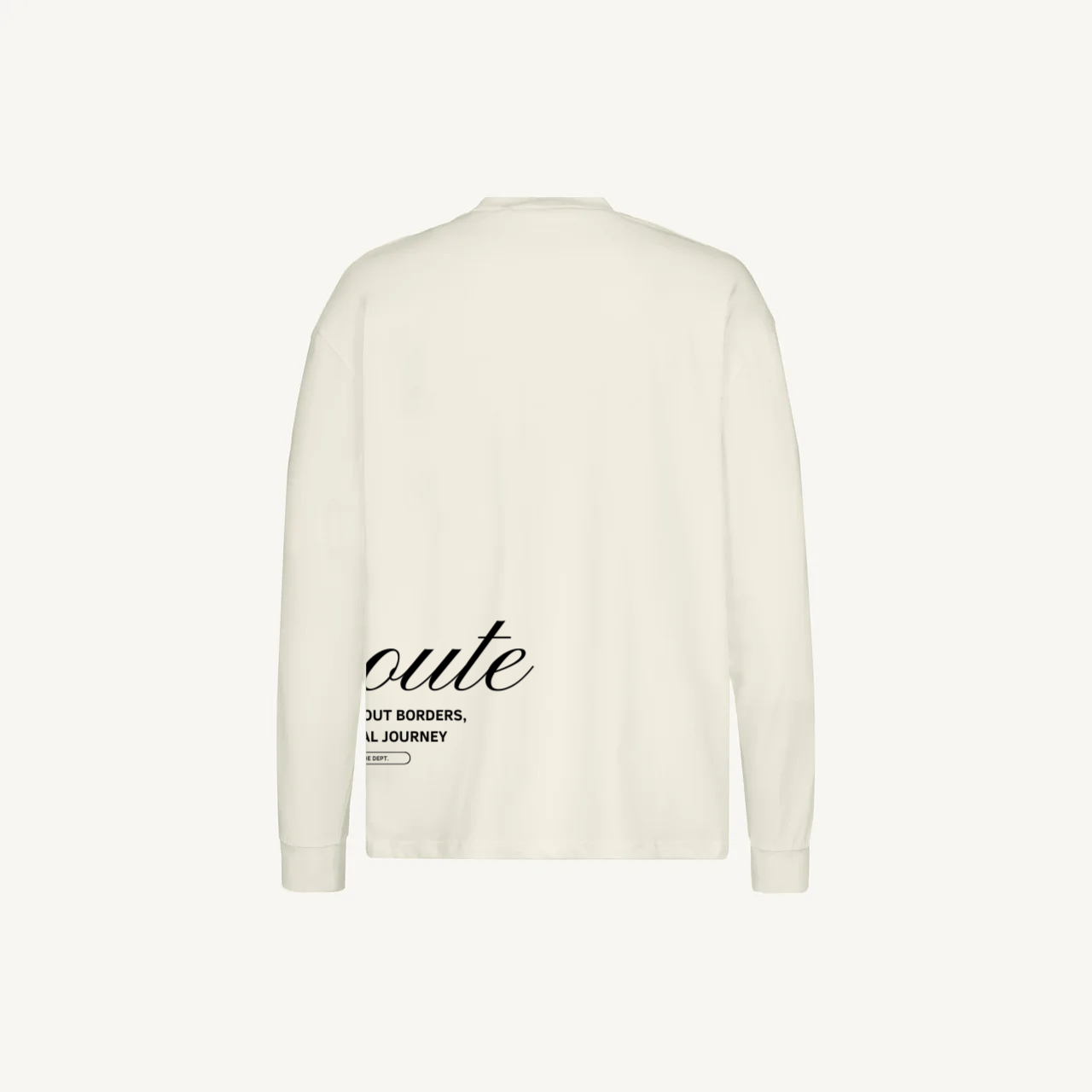 Worldwide Oversized LS Tee - Off-White