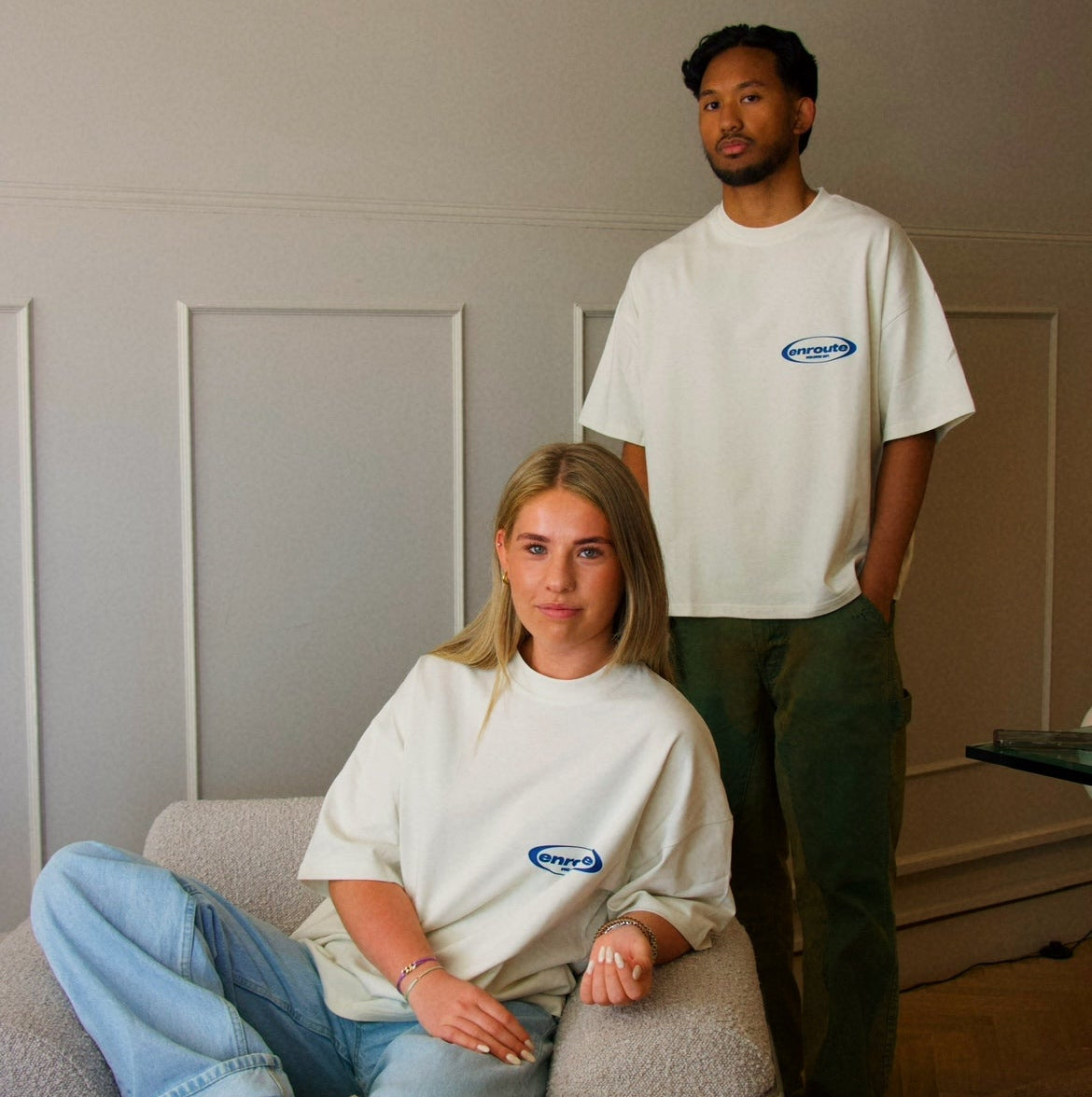 Worldwide Boxy Tee - Off-White