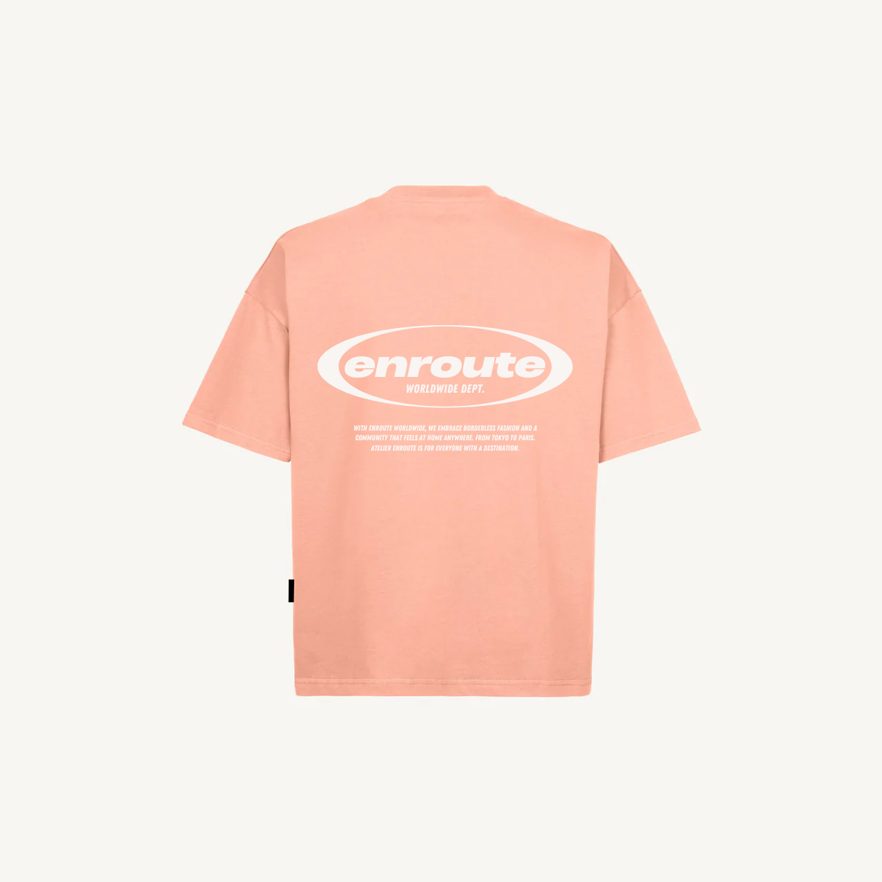 Worldwide Boxy Tee - Pink Clay