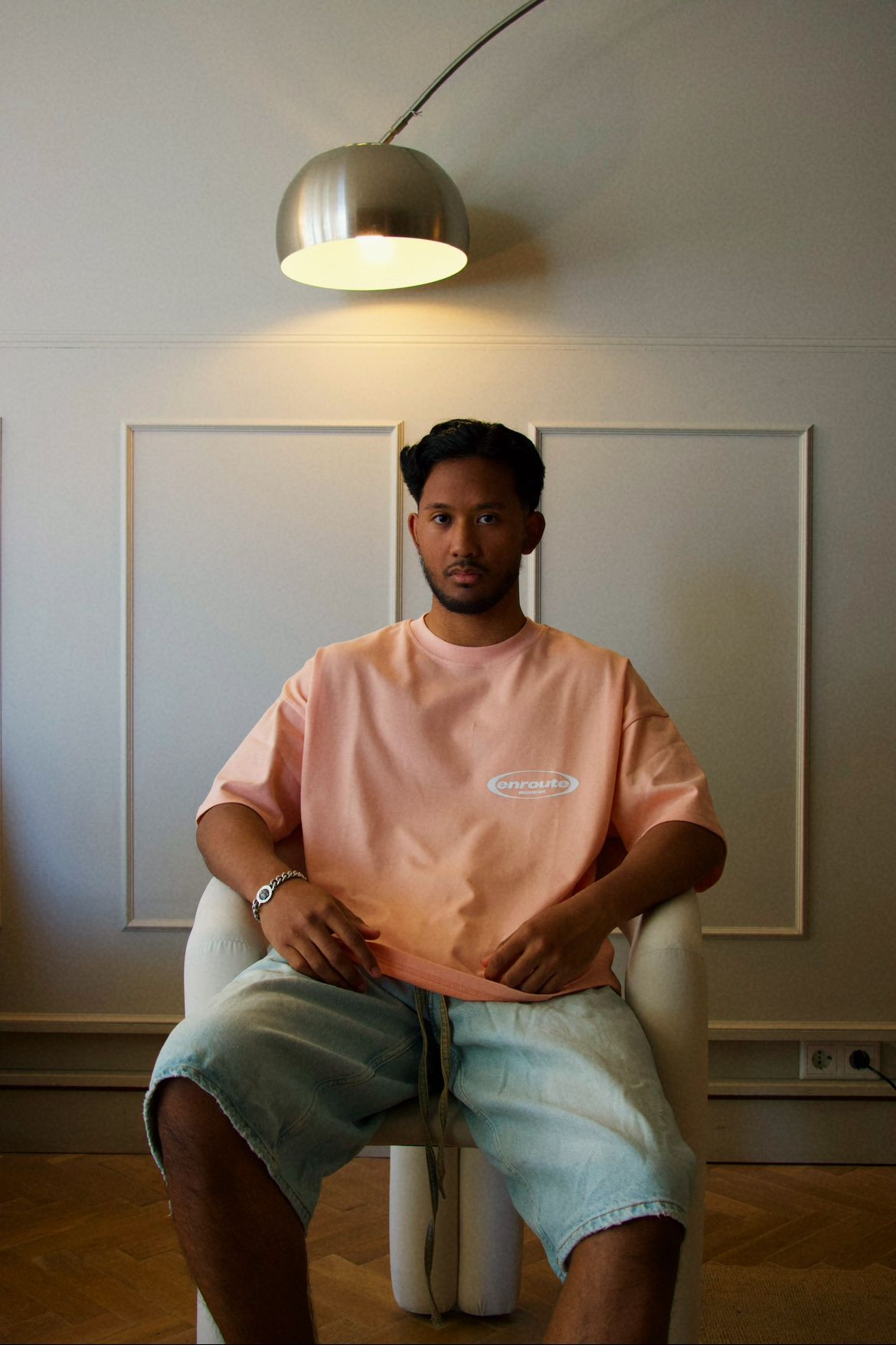 Worldwide Boxy Tee - Pink Clay