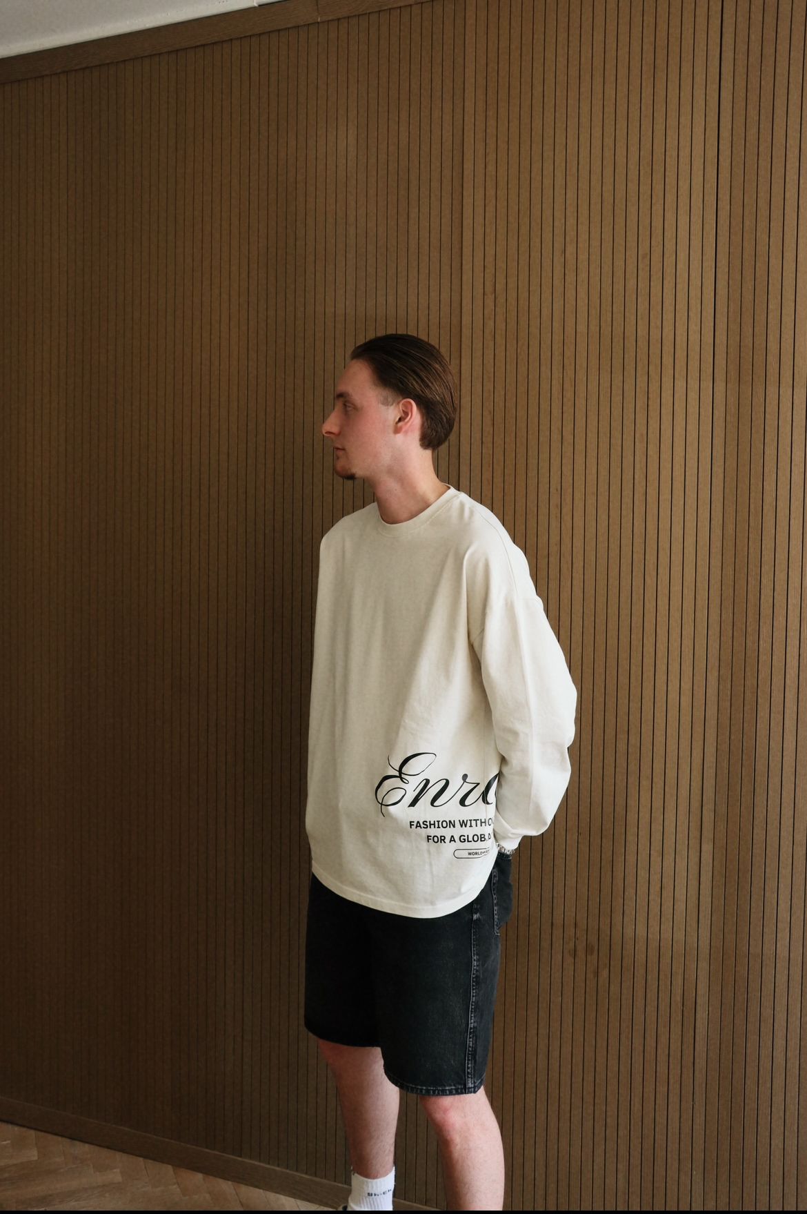 Worldwide Oversized LS Tee - Off-White